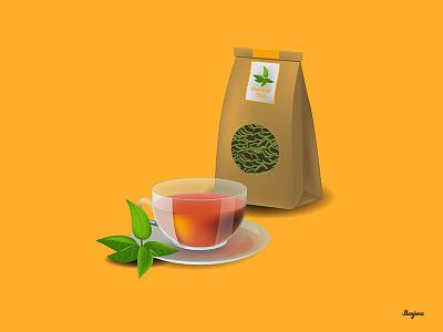 Tea vector about illustrations realism style tea! vector