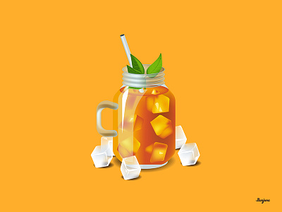 Tea vector