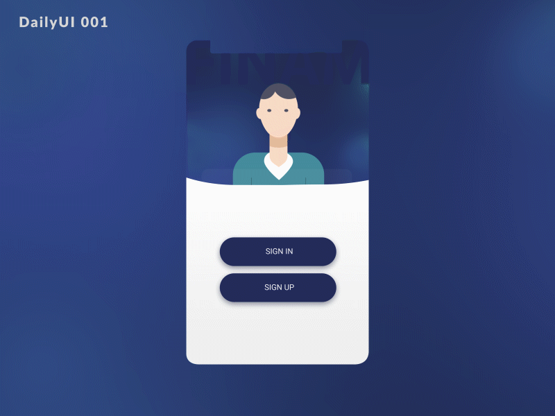 Daily UI #001 001 animaiton daily ui dailyui dailyui001 design drawing flat icon icons illustration illustrator interface motion signup signupform ui ux vector web