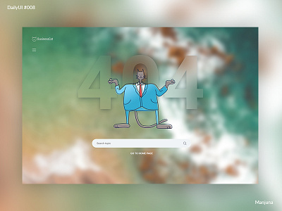 Daily UI #008 - 404 page 404 404 error 404 error page 404 page business cat dailui daily ui dailyui008 flat illistration illustrator interface not found typography ui uidesign uiux ux vector