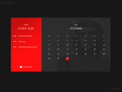 Daily UI #038 - calendar