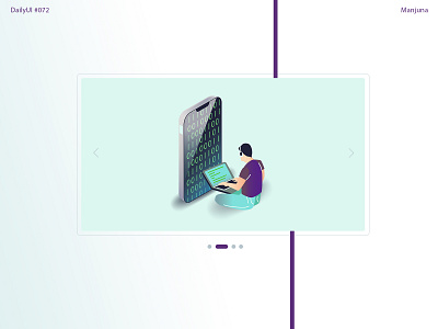 Daily UI #072 - Image Slider app development code daily ui dailyui design flat icon illustration illustrator interface navigation slide slider ui vector vector art web web navigation web service web studio