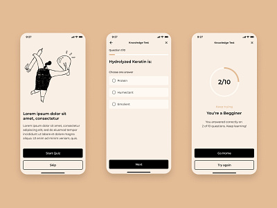 Hair Care Mobile App - UI/UX Case Study