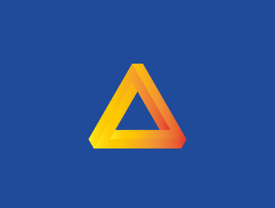 The Impossible Triangle!! adobe illustrator graphic design illustration impossible triangle interaction design lines and shapes logo product design shape builder tool ui ux