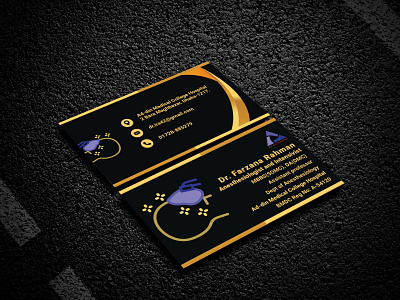 Medical business card branding design graphic design logo vector