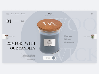 Online-shop of candles