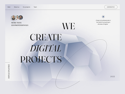 Creative studio website