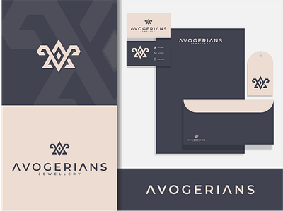 logo avogerians jewellery brand branding design icon illustration jewellery jewellery logo lettering lexury logo logo logo design logo ideas logo inspire logo profesional logo type ui ux vector