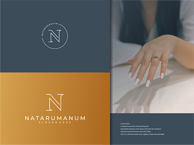 logo NATARUMANUM brand branding design fashion logo icon jewelery logo letter lettering logo logo design logo ideas logo inspiration logo inspirs logo profesional logo type monogram sell logo typograpi usa vector