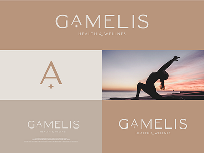 gamelis logo beuty brand branding design healty icon illustration lettering logo logo design logon type logos spa ux vector walnes