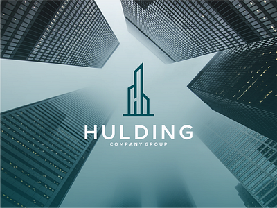 hulding building bilding brand branding company design home icon initial letter lettering logo logo tipo logo type monogram property vector