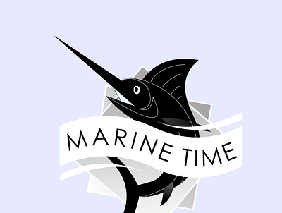 Marine Time Logo branding design icon illustration logo ui ux vector