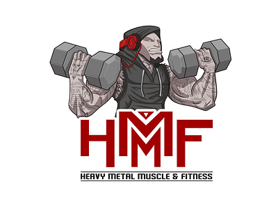 Heavy Metal Muscle & Fitness Logo