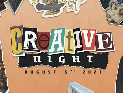 Creative Night - Event Post brand design branding brochure design graphic design logo