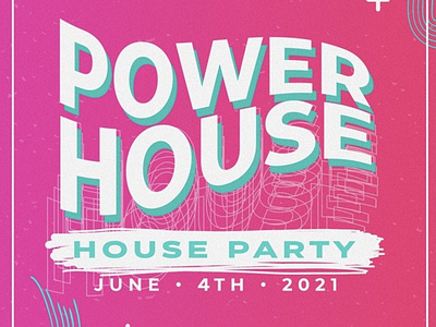 PowerHouse - Event Graphic brand design branding design graphic design logo