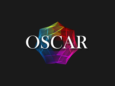 OSCAR 2d logo 3d logo brand identityu design brand logo branding design graphic design illustration logo