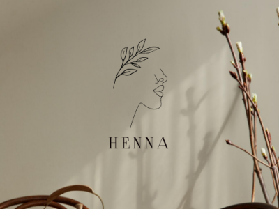 Henna brand identityu design brand logo branding design graphic design illustration logo vector