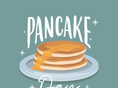 Pancake Days delicious drawing food foody graphic design illustration logo pancake tasty vector