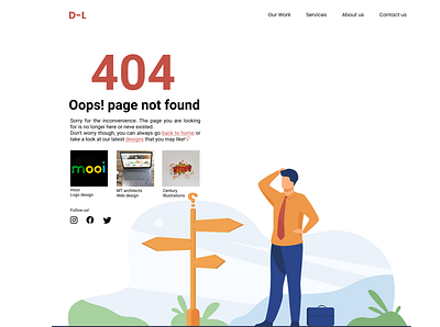 404 page | Daily UI 008 404page 404pagedesign challenge dailychallenge dailyui dailyuichallenge design designer figma figmadesign illustration ui uidesign uidesigner ux uxdesign uxdesigner