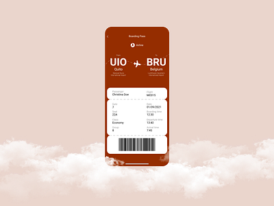 Boarding Pass | Daily UI 024 boarding boarding pass boardingpass boardingpassdesign challenge daily ui dailychallenge dailydesign dailyui dailyuichallenge design figma figmadesign travelapp ui uidesign uidesigner uiux uxdesigner uxui