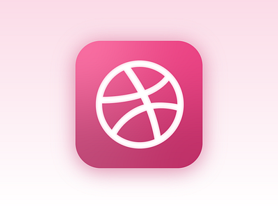 App Icon - Daily UI Challenge 005 (Hello Dribbble) app app icon branding dribbble dribbble app icon icon design ios icon logo