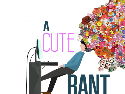 New album cover : A CUTE RANT albumcoverdesign branding caricature design digita graphic design illustration logo music ui vector