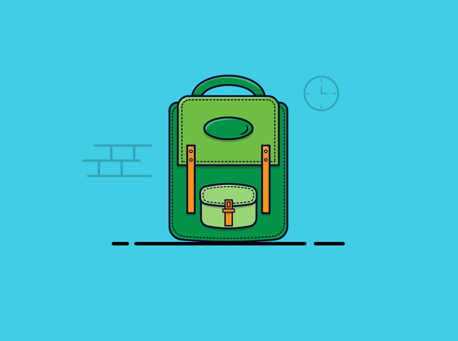 School Bag by Vaibhav Aggarwal on Dribbble