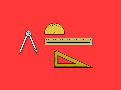 Geometry Tools design graphic design illustration illustrator vector