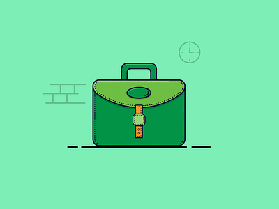 Office Bag design graphic design illustration illustrator vector