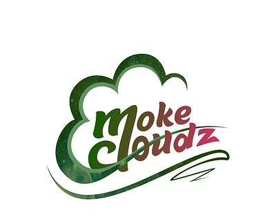 Moke Cloudz branding illustration logo smoke smoke logo vector weed weed logo