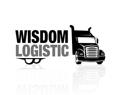 Wisdom Logistics branding design logo vector