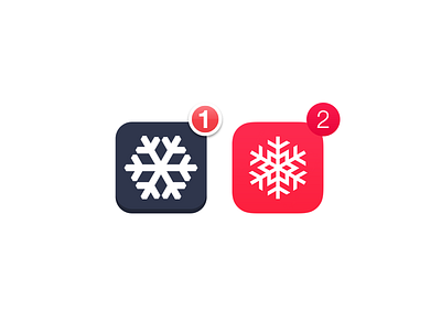 Snow Day app app icon christmas icon iphone app iphone icon red snow day