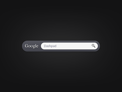 Google dashpad widget