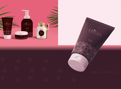 Skin care brandidentity branding design diba feminine design graphic design icon illustration logo product design vector women product
