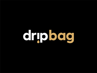 Dripbag - Coffee Brand beverage branding classic logo coffee coffee bean logo coffee logo coffee shop corporate design flat logo graphic design illustration logo minimal logo