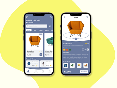 Furniture Online Shop UI/UX Design app design furniture app design furniture ui design ui ui design uiux user experience user interface design ux ux design