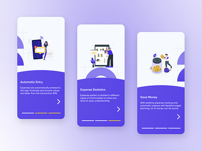 Cutset Budget App - Onboarding Screens