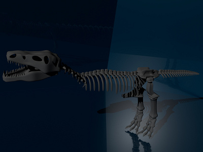 t-rex skeleton