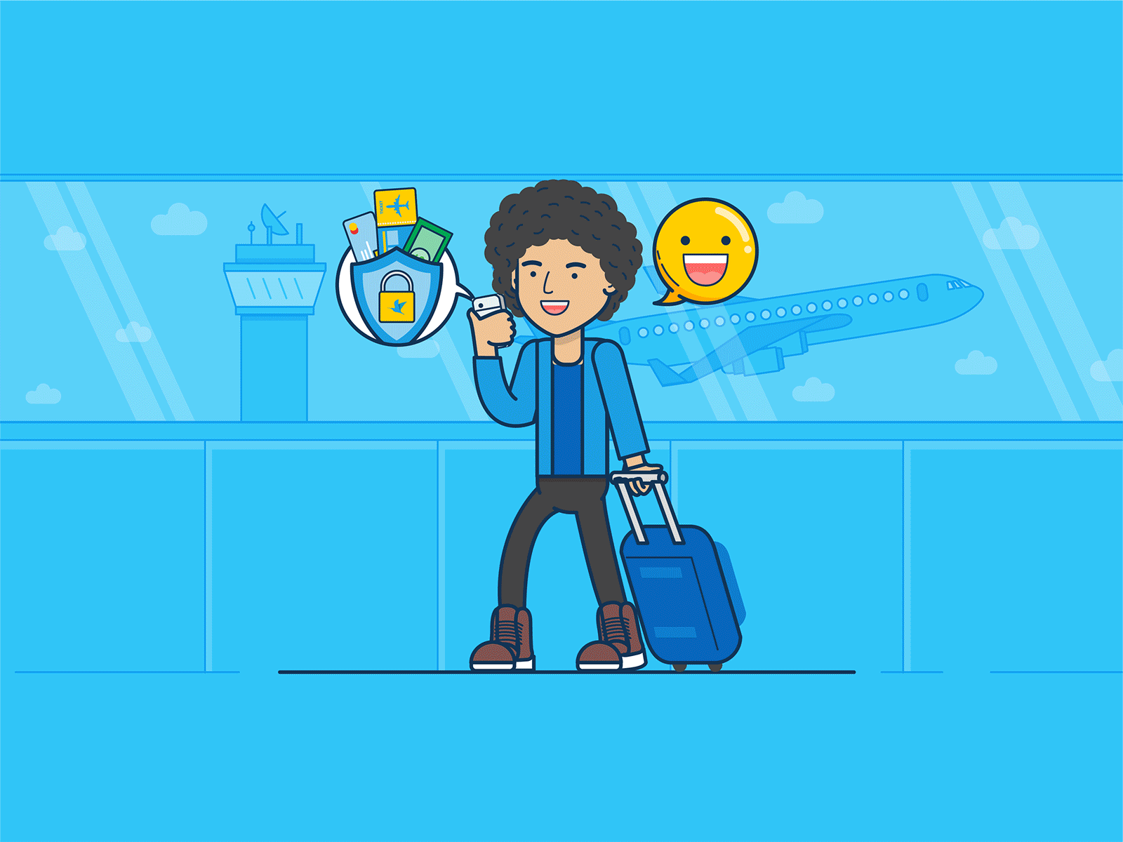 Traveloka Illustration I 2017 airlines airport app art attraction building characters design emoji flight hotel icon illustration illustrator livingroom mountain train travel traveling traveloka