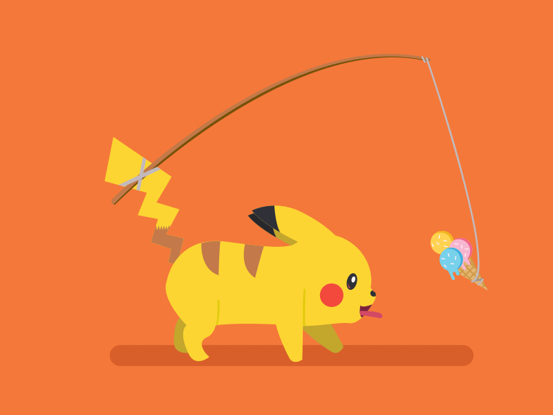 Pikachu animation illustration pikachu vector