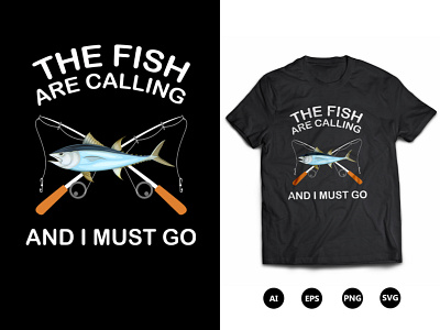 Creative Fishing T Shirt designs, themes, templates and