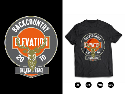 Backcountry Elevation 2010 Hunting T-Shirt Design cool hunting t shirt designs