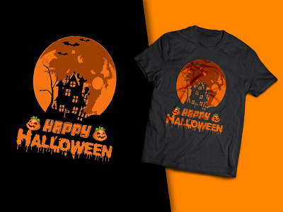 Happy Halloween T-Shirt Design