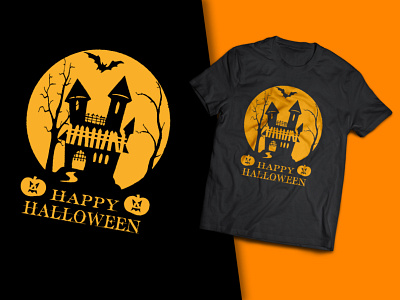 Happy Halloween T-Shirt Design