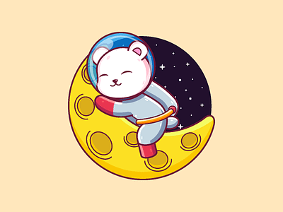 Polar Bear Astronaut