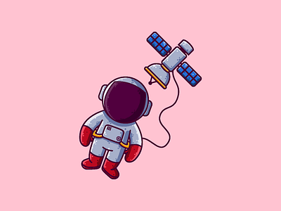 Astronaut Satellite