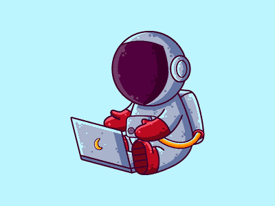 Astronaut Laptop