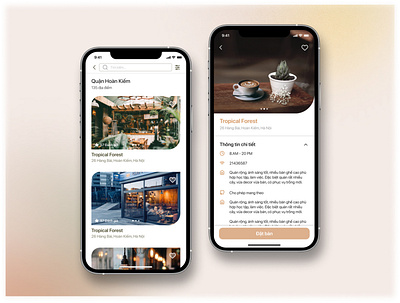 REVIEW COFFEE SHOP & RESERVATIONS booking coffee design home review shop ui visual