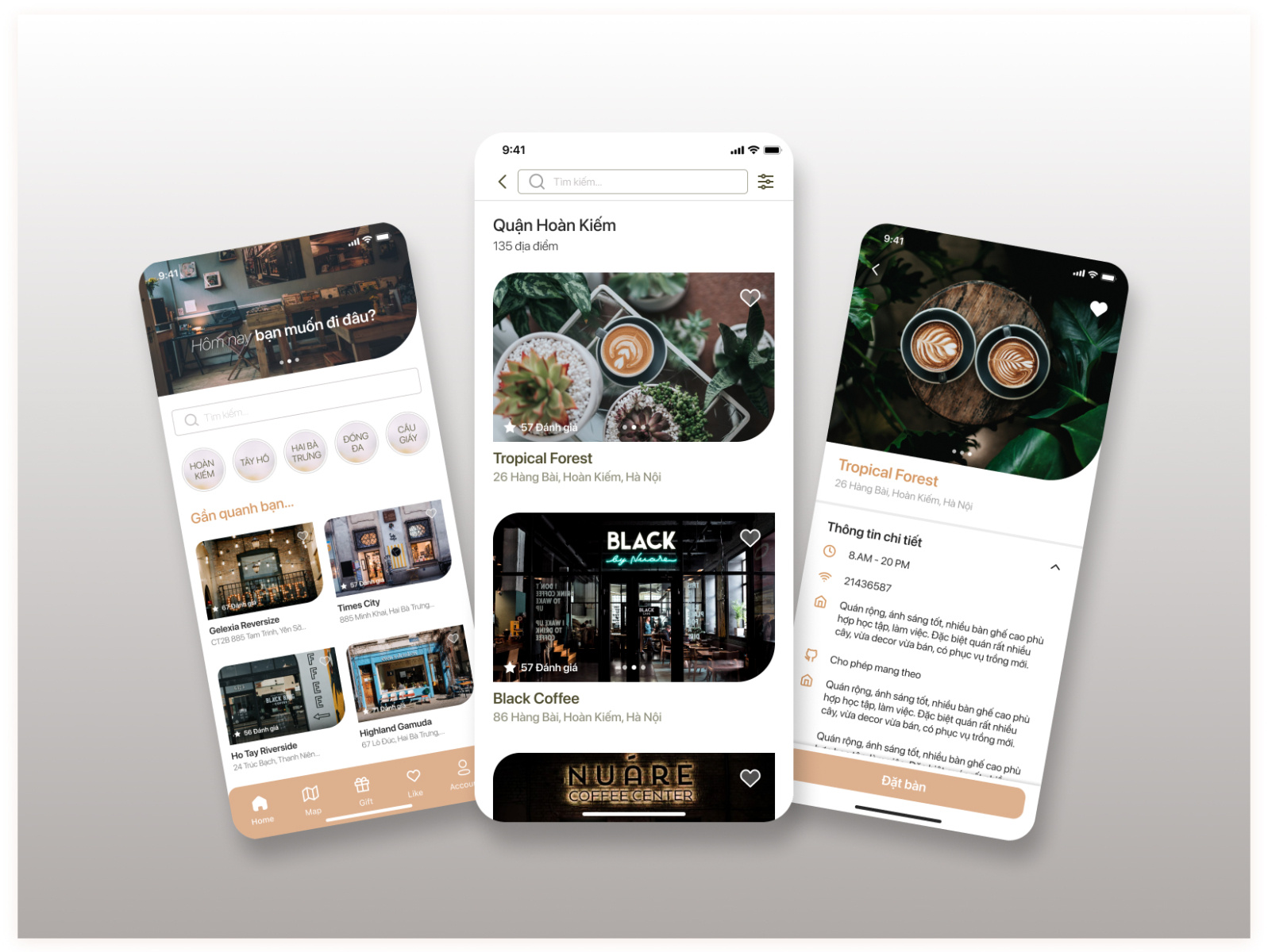 REVIEW COFFEE SHOP & RESERVATIONS by Ngô Quỳnh on Dribbble
