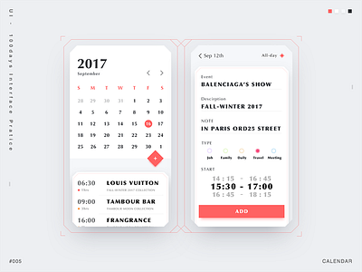 Practice-005/100_Calendar ui